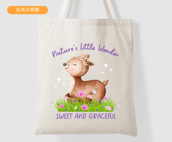 Nature's Little Wonder 小鹿 帆布托特包