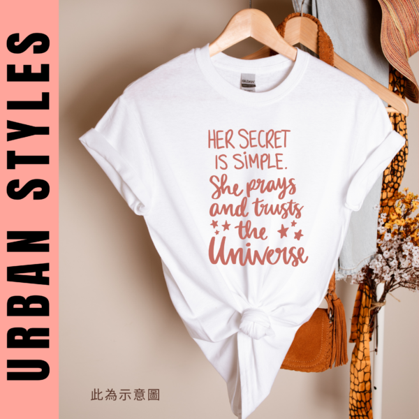 ★美國設計師大學T★ Her Secret Is Simple T恤/T-shirt  (白色T)