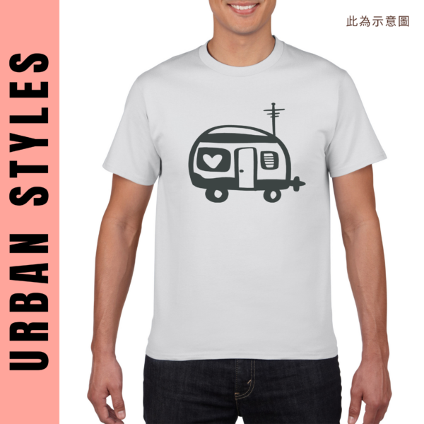 ★美國設計師大學T★ Camping Car T恤/T-shirt  (白色T)