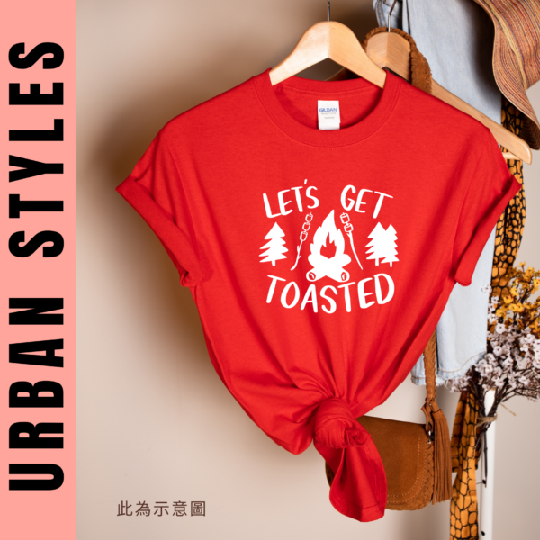 ★美國設計師大學T★ Let's Get Toasted T恤/T-shirt  (紅色T)