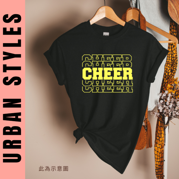 ★美國設計師大學T★ Cheer T恤/T-shirt  (黑色T)