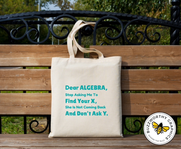 Dear Algebra  帆布托特包