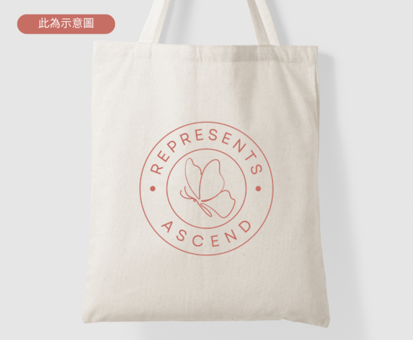 Represents Ascend 帆布托特包