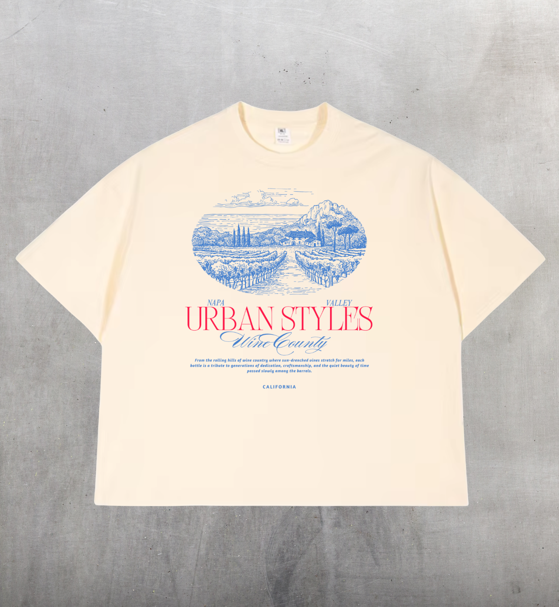 Wine Country Print Tee