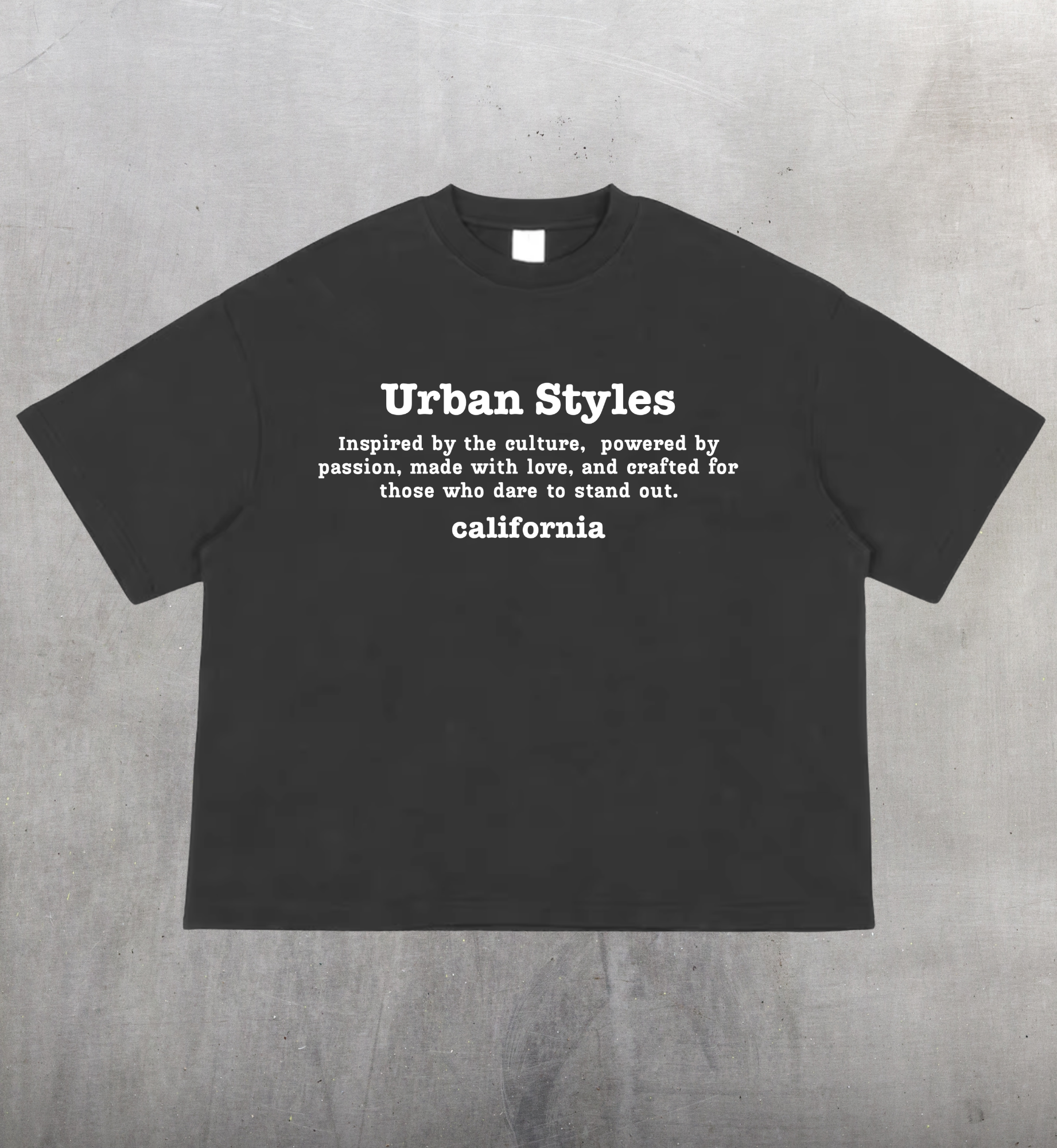 Urban Styles California Black Tee